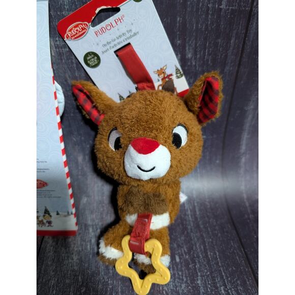 Baby RUDOLPH THE RED-NOSED REINDEER - ON THE GO ACTIVITY TOY & Photo Album Book - Picture 5 of 6